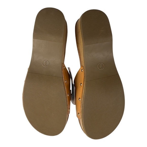 Universal Thread Women's Kora Cognac Slide Sandals Size 9 NWT - Picture 4 of 9